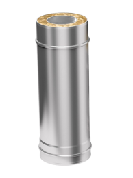 Труба сэндвич L = 1 м RAL+нм 0.5мм 230х150 